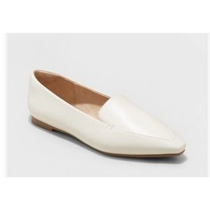 A New Day Women's Hayes Loafer Flats Cream Size 9 New